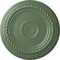 Ekena Millwork Small Alexandria Ceiling Medallion (Fits Canopies up to 4 5/8"), 7 7/8"OD x 3/4"P, Athenian Green CM07ALAGF - alternate 1